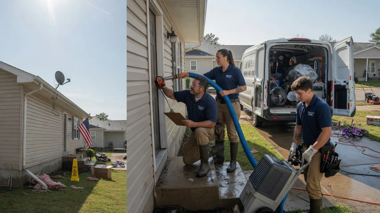 Ceiling Water Damage Restoration in Caryville, TN near me
